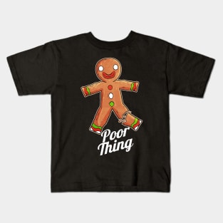 The Gingerbread Man is A Poor Thing On Christmas Kids T-Shirt